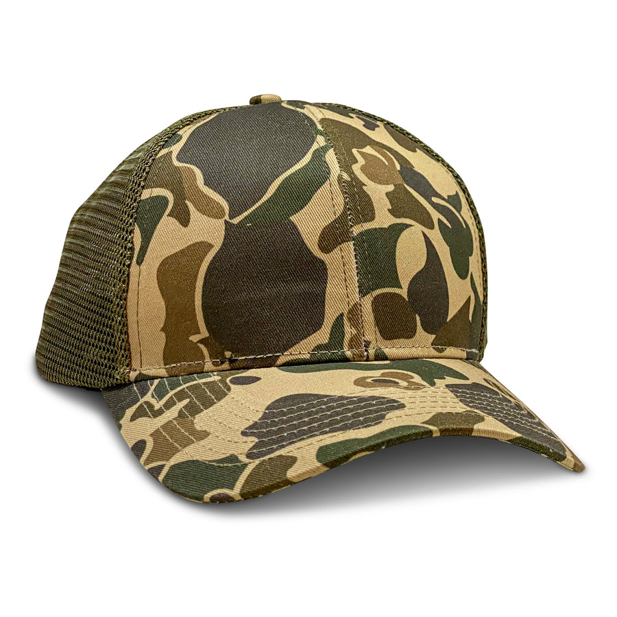 Blank Old School Camo Hat 12 Pack – Dixie Decoys