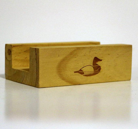 wood wooden decoy stand